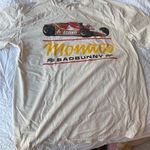 Bad Bunny Tour - Monaco Graphic Tee - White / Cream